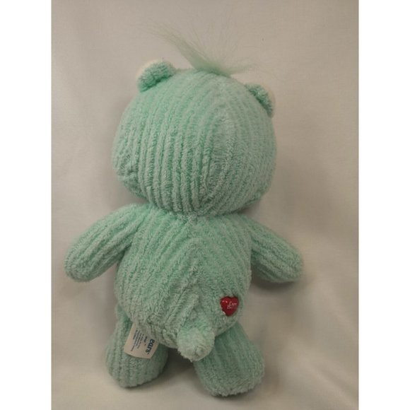 8" Corduroy Wish Care Bear Mint Green Yellow Rainbow Star 2003 Stuffed Animal - Picture 2 of 9